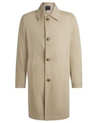 BOSS - C-Clark Double-Breasted Trench Coat - Lyst
