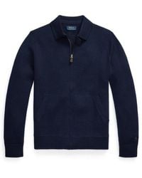 Polo Ralph Lauren - Merino Wool Full Zip Jumper - Lyst