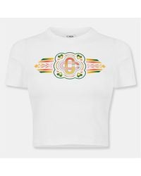 CASABLANCA - Casa Graphic Slim Fit Baby Tees - Lyst