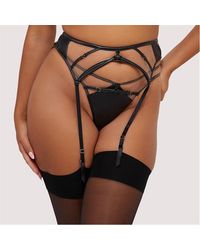 Playful Promises - Ramona Leatherette Suspender Belt - Lyst
