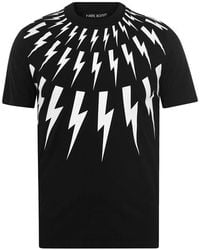 Neil Barrett - Lightning Bolt T Shirt - Lyst