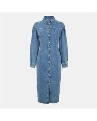 HUGO - Gesina Denim Skirt - Lyst