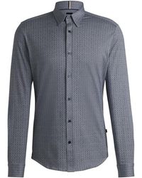 BOSS - C-Roan Kent Long Sleeve Plain Shirt - Lyst