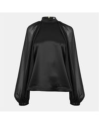 JOSEPH - Cave Top Long Sleeve Plain Shirt - Lyst