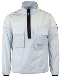 Marshall Artist - Quarter Zip Krinkle Nylon Overshirt - Lyst