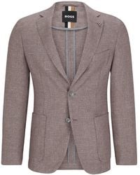 BOSS - Hanry Tailored Fit Formal Jacket - Lyst