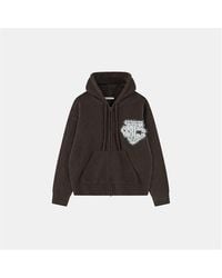 The Couture Club - Fluffy Knit Zip Hoodie - Lyst
