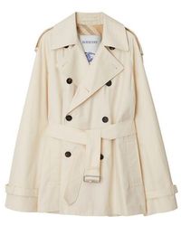 Burberry - Burb Crop Trench Ld42 - Lyst