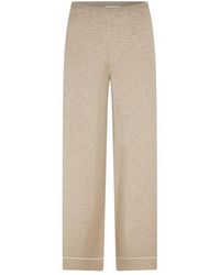 The Couture Club - Knitted Panel Trousers - Lyst