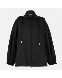 Moncler - Floral Macrame Cotton Short Sleeve Overshirt - Lyst