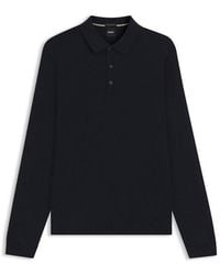 BOSS - Lancione Long-Sleeve Polo - Lyst