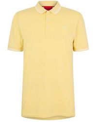 HUGO - Short Sleeve Polo Shirt - Lyst