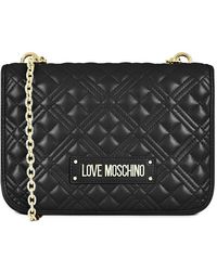 Love Moschino - Super Quilted Chain Shoulder Bag - Lyst