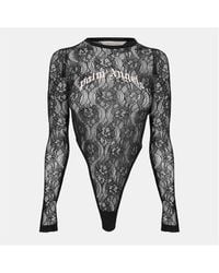Palm Angels - Lace Bodysuit - Lyst