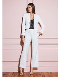 Fleur du Mal Cropped Blazer - White