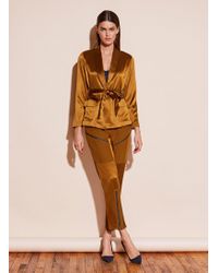 Fleur du Mal Smoking Jacket - Multicolour