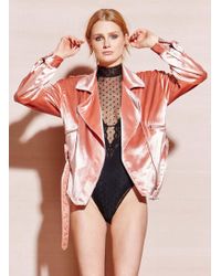 Fleur du Mal Velvet Rider Jacket - Multicolour