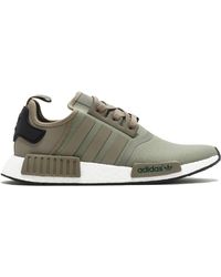 adidas nmd r1 black white trace khaki