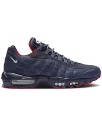 air max 95 navy blue and red