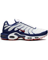 red white and blue air max plus