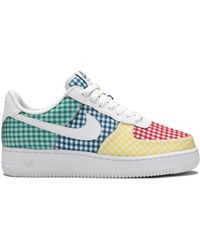 gingham air force 1 tan