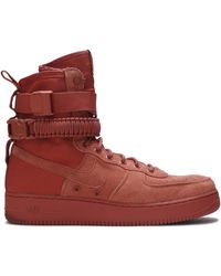 nike sf air force 1 high dusty peach