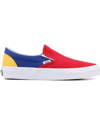 vans blue yellow and red