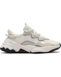 adidas ozweego big logo white solar red