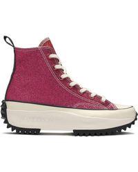 converse run star hike hi jw anderson glitter