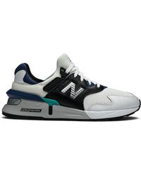 new balance 997s saffiano leather white