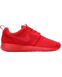 nike roshe run triple red