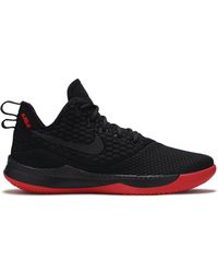 nike lebron witness 3 black red