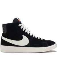 black suede nike high tops