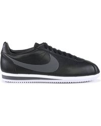 nike cortez black classic