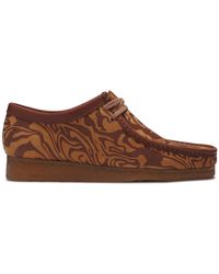 clarks platform oxfords