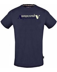 aquascutum navy t shirt