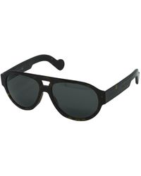 Moncler Ml0095 52a Sunglasses - Black