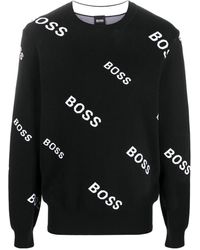 boss sleeveless jumper