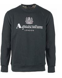 Aquascutum Black Sweatshirt - Multicolor