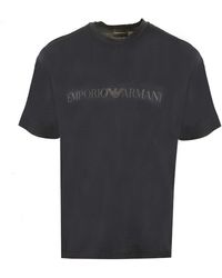 emporio armani navy t shirt