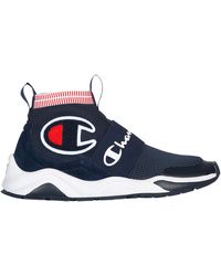 champion shoes navy blue