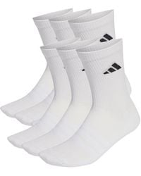 adidas - Crew 6 Pack Sokken - Lyst