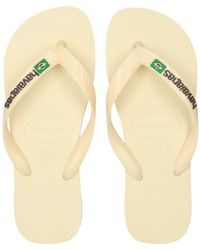 Havaianas - Brasil Logo Flip-Flops And Sandals - Lyst