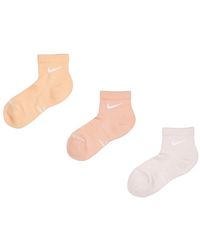 Nike - Elevated Ankle 3 Pack Calcetines - Lyst