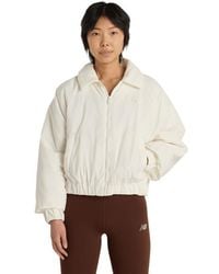 New Balance - Woven Bomber Jacket Jackets - Lyst