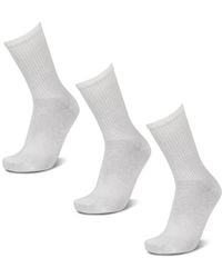 adidas - Mid Cut Crew 3 Pack Sokken - Lyst