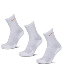 Nike - Everyday Cushioned Crew 3 Pack Socks - Lyst