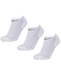 Nike - Everyday Cushioned No Show 3 Pack Sokken - Lyst