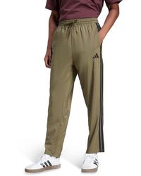 adidas - Essentials 3-Stripes Joggers Open Hem Pants - Lyst
