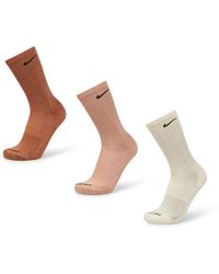 Nike - Everyday Cushioned Crew 3 Pack Calcetines - Lyst
